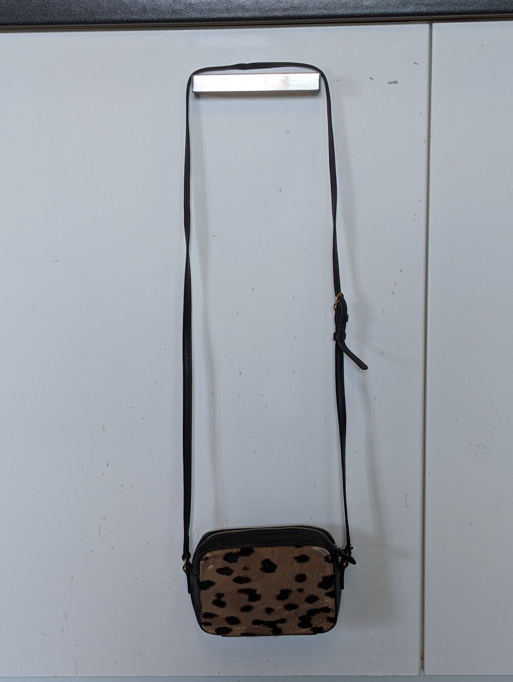 Auxiliary Leather Calf Hair Mini Crossbody Chic Baddie Feminine Festival Bag